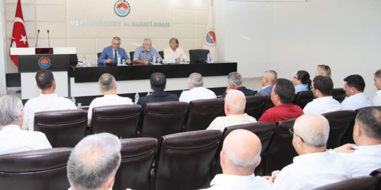 Mersin Oda Borsaları Müşterek Toplantıda Kentin Sorunlarını Konuştu