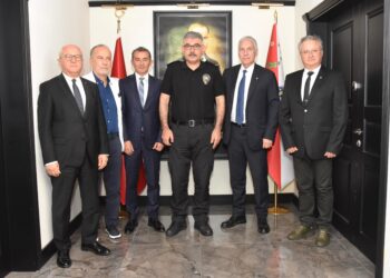 MDTO Yönetimi Mersin Emniyet Müdürü Karabörk’ü  Ziyaret Etti