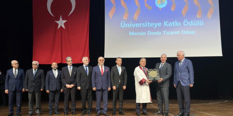 Mersin Deniz Ticaret Odası, Mersin Üniversitesi’ne Katkılarından Dolayı Ödüllendirildi