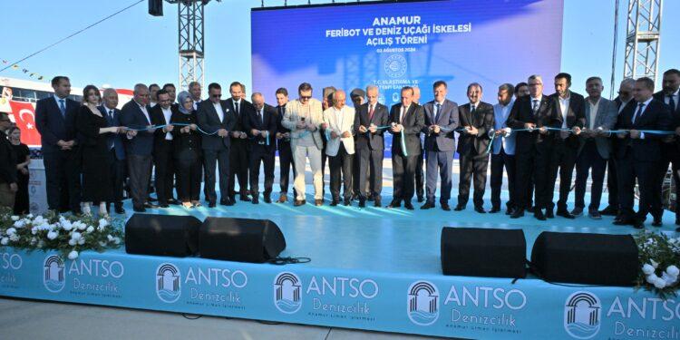 Anamur Feribot ve Deniz Uçağı İskelesi’nin Açılışı Gerçekleşti