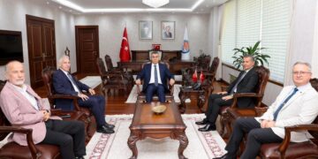 MDTO Heyetinden Vali Toros ve Sahil Güvenlik Komutanı Gücüyen’e Ziyaret