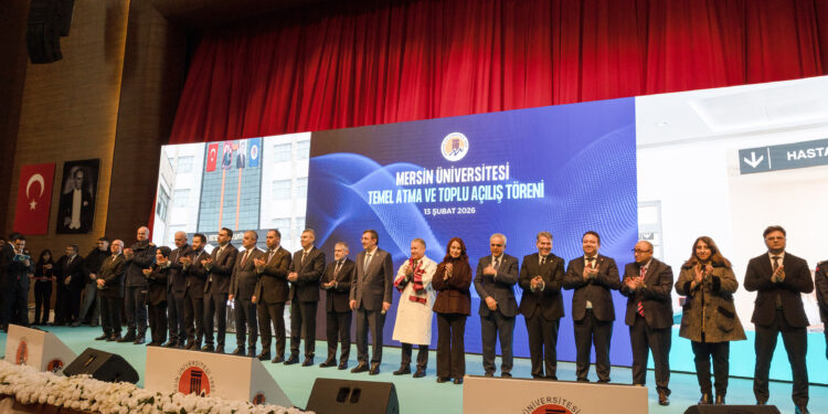 Mersin Üniversitesi’nde Toplu Açılış Ve Temel Atma Töreni Gerçekleştirildi